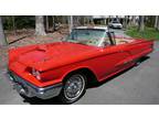 1960 Ford Thunderbird Red Convertible
