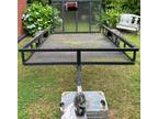 2011 Carry On 5ft X 8ft Steel Mesh Utility Trailer With Ramp Gate