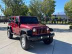 2012 Jeep Wrangler Unlimited Unlimited Sport S SUV 4D Red,