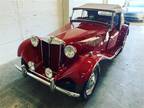1952 MG TD Red Convetible