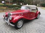 1954 MG TD Red Roadster