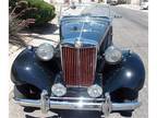 1952 MG TD Black 4-speed transmission