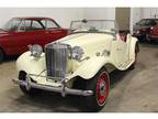 1950 MG TD Light Ivory Roadster