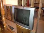 Philips 27" CRT TV with Entertainment Center