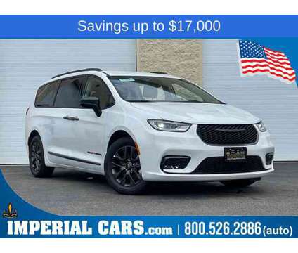 2023 Chrysler Pacifica Hybrid Touring L is a White 2023 Chrysler Pacifica Car for Sale in Mendon MA