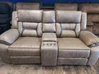 Glider Reclining Loveseat with Cupholders