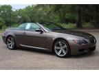 2007 BMW 6 Series M6 CONVERTIBLE W/ NAVI, COMFORT ACCESS SYSTEM