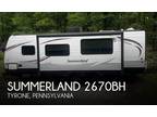 2015 Keystone Summerland 2670BH 28ft