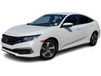 2021 Honda Civic White, 18K miles