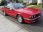 1985 BMW 6 Series 635 CSI Coupe Imola Red