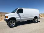 2003 Ford E-Series Van Cargo White Diesel