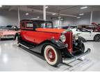 1933 Packard Eight Flame Cardinal Sable Black