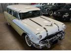 1956 Pontiac Chieftain Wagon Yellow White