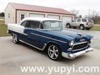 1955 Chevrolet Bel Air/150/210 Hardtop 350 Blue-white