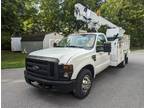 08 Ford F350 SD Bucket Truck Inspected Altec Boom