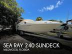 2001 Sea Ray 240 SunDeck Boat for Sale