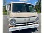 1968 Dodge A100 Fawn Beage and White