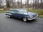 1960 Chevrolet Impala Coupe Blue RWD Bubble Top