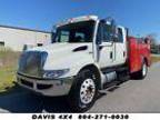 2008 International Navistar 4300 Crew Cab Utility/Crane Service Truck 2008