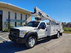 Altec AT40M 45ft Bucket Boom on 2016 Ford F550 4x4 Reg Cab Utility Truck - 05890