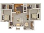 Cascata Apartments - 2 Bed w/ Study (Fireplace Optional)