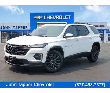 2022 Chevrolet Traverse RS is a White 2022 Chevrolet Traverse RS Car for Sale in Paw Paw MI