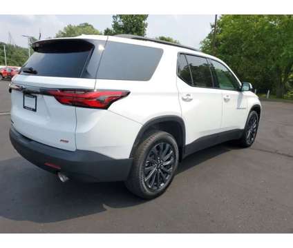 2022 Chevrolet Traverse RS is a White 2022 Chevrolet Traverse RS Car for Sale in Paw Paw MI