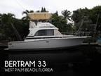 1986 Bertram 33 Flybridge Cruiser Boat for Sale