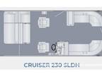 2023 Harris 230 Cruiser SLDH Tri-Toon