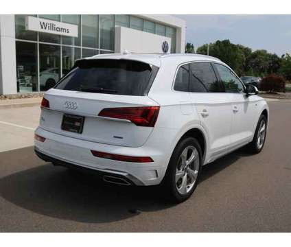 2023 Audi Q5 Premium Plus 45 TFSI S line quattro is a White 2023 Audi Q5 Premium SUV in Lansing MI