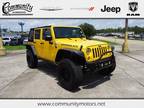 2015 Jeep Wrangler Unlimited Yellow, 117K miles