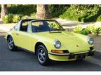 1973 Porsche 911E Targa Light Yellow