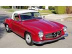 1962 Mercedes Benz SL Class Convertible Red