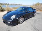 2009 Porsche 911 Black cabriolet twin-turbocharged 3.6L