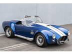1965 Shelby Cobra Royal Blue with Wimbledon White Stripes