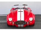1965 Shelby Cobra Red with White Twin Stripes