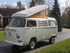 1971 Volkswagen Bus Vanagon VW Camper White Manual