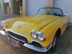 1962 Chevrolet Corvette Convertible Yellow Manual