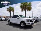 2023 Ford F-150 White, 1712 miles