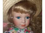 16" Porcelain Doll Blonde Noble Heritage Collection Doll 97 McField Co