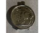 Avon Decanter Bottle Buffalo Indian Nickel Coin