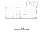 618 Bush St - 1 Bedroom - Junior - Plan 4