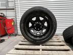 265/60r17 Chevy Black Still Rims and Tires