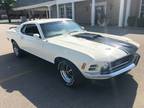 1970 Ford Mustang Mach 1 White Fastback Automatic