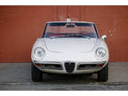 1967 Alfa Romeo Spider Duetto White Manual