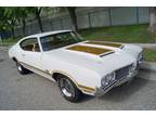 1970 Oldsmobile 442 2 Door Coupe White Gold Manual