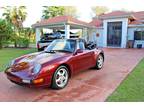 1996 Porsche 911 Carrera Burgundy Convertible