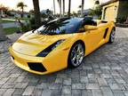 2007 Lamborghini Gallardo Spider Convertible Yellow