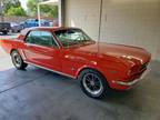 1965 Ford Mustang Poppy Red Manual Coupe