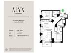 The Alyx at Echelon Seaport - FP 20: 2 Bed / 2 Bath (L)